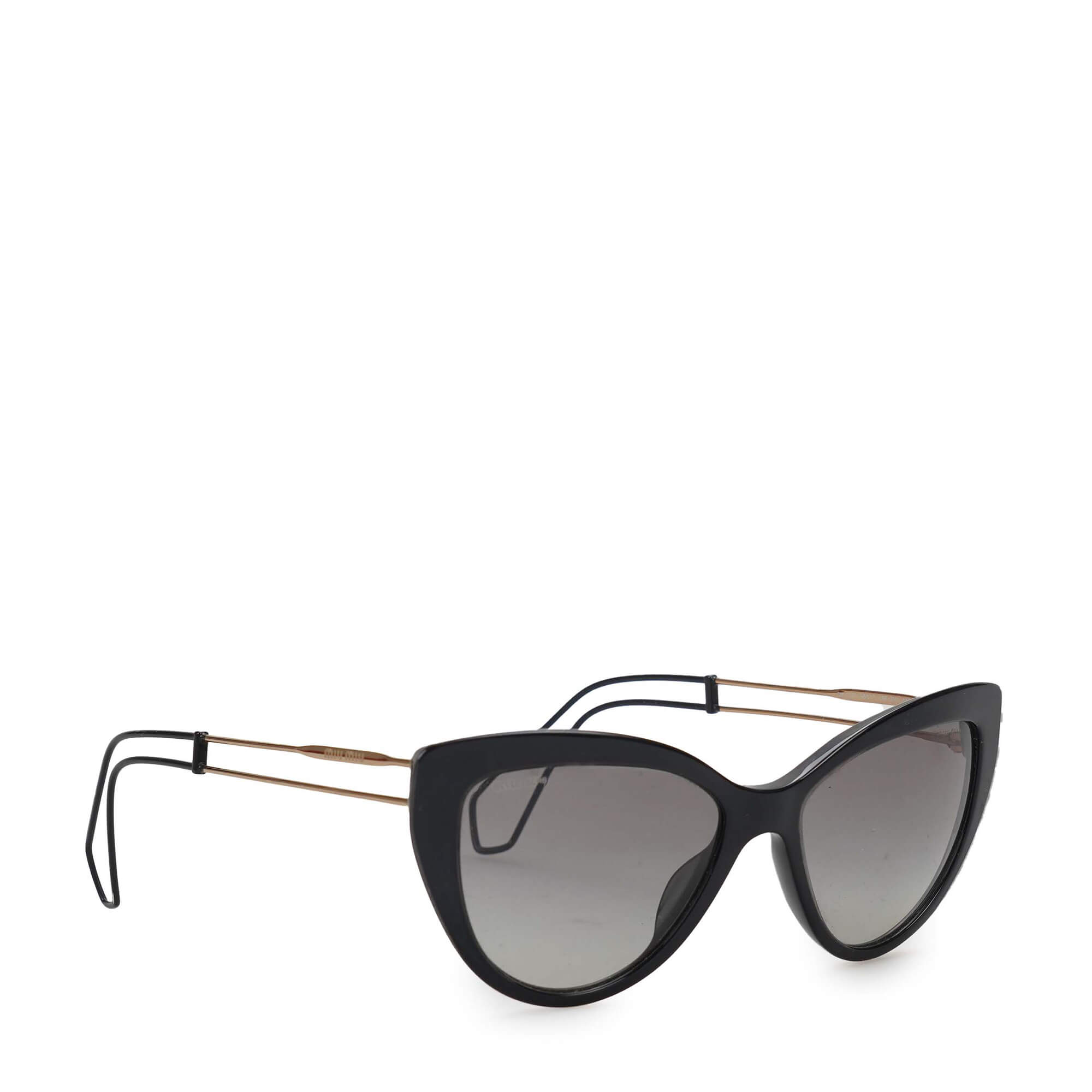 Miu Miu - Black Cat Eye Sunglasses